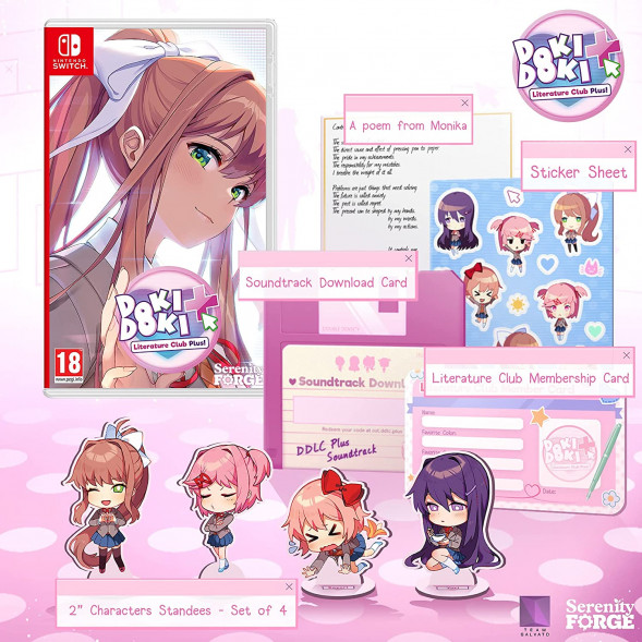 Игра Doki Doki Literature Club Plus! [Nintendo Switch, русские субтитры] в Комсомольске-на-Амуре