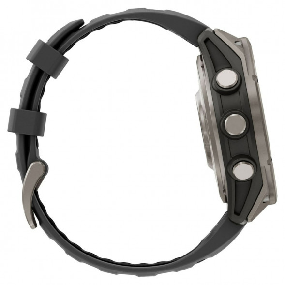 Умные часы Garmin Fenix 8 PRO, 51 мм, AMOLED, Sapphire, Titanium with Graphite/Black Silicone Band 010-03199-10 в Комсомольске-на-Амуре