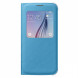 Чехол для Samsung Galaxy S6 S-View Cover (EF-CG920BLE), Blue в Комсомольске-на-Амуре