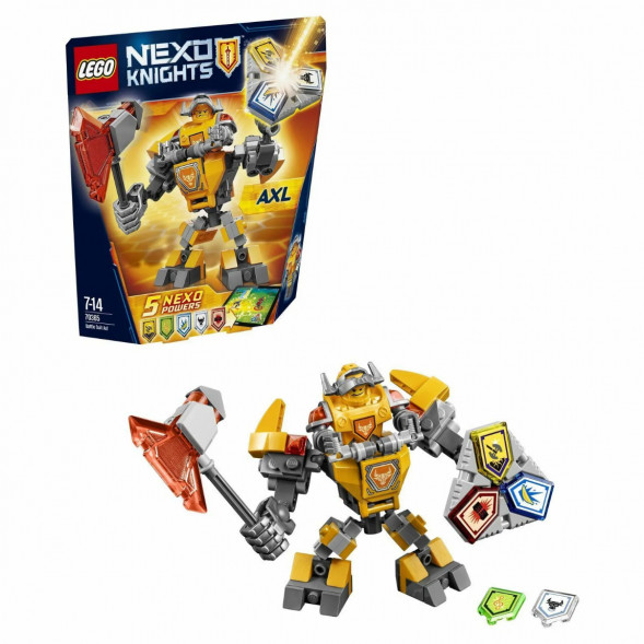 Конструктор LEGO Nexo Knights 70365 Боевые доспехи Акселя в Комсомольске-на-Амуре