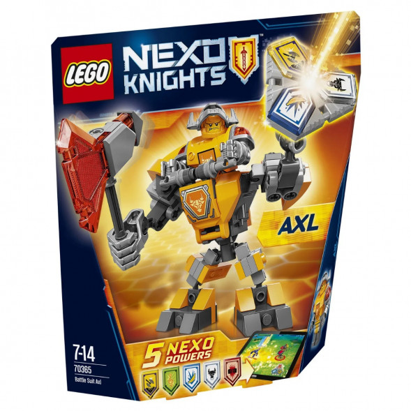 Конструктор LEGO Nexo Knights 70365 Боевые доспехи Акселя в Комсомольске-на-Амуре