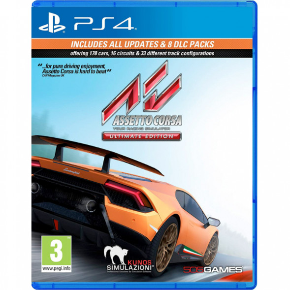 Игра Assetto Corsa. Ultimate Edition [PS4, русские субтитры] в Комсомольске-на-Амуре