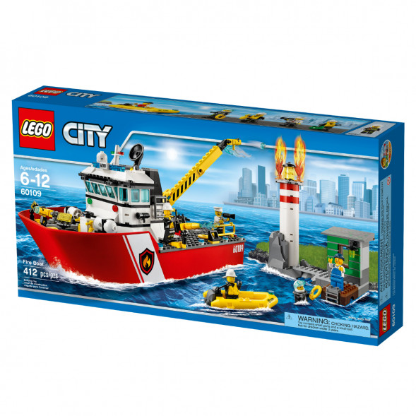 Конструктор LEGO City 60109 Пожарный катер в Комсомольске-на-Амуре