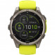 Умные часы Garmin Fenix 8, 51 мм, Solar, Sapphire Titanium with AMP Yellow/Graphite Silicone Band 010-02907-20 в Комсомольске-на-Амуре