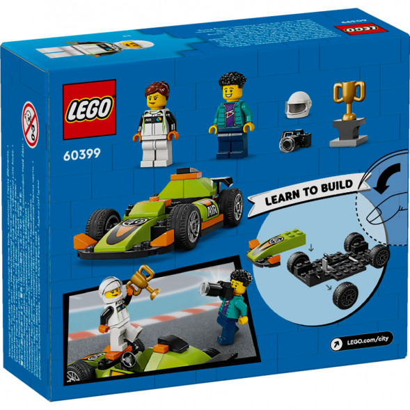 Конструктор LEGO City 60399 Зеленый Гоночный автомобиль в Комсомольске-на-Амуре