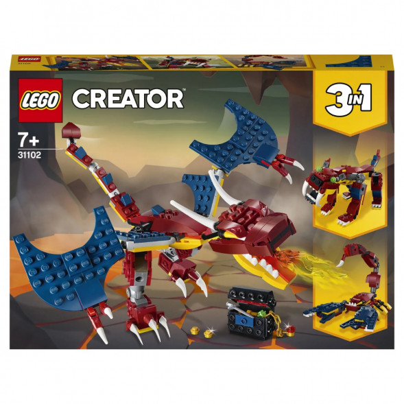 Конструктор LEGO Creator 31102 Огненный дракон в Комсомольске-на-Амуре