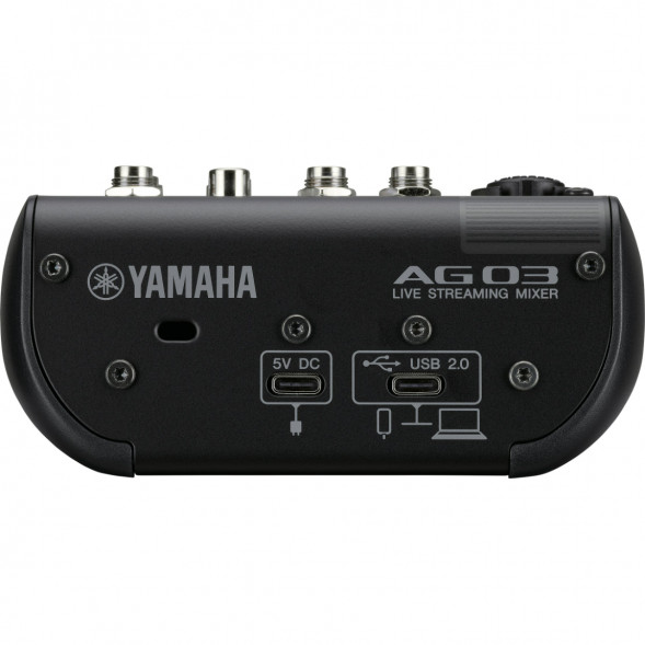Микшер для стриминга Yamaha AG03MK2 LSPK Live Stream Black с аксессуарами в Комсомольске-на-Амуре