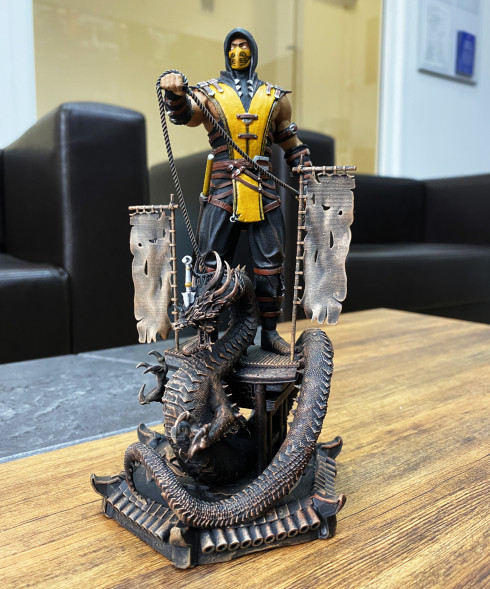 3D фигурка Скорпион Mortal Kombat в Комсомольске-на-Амуре