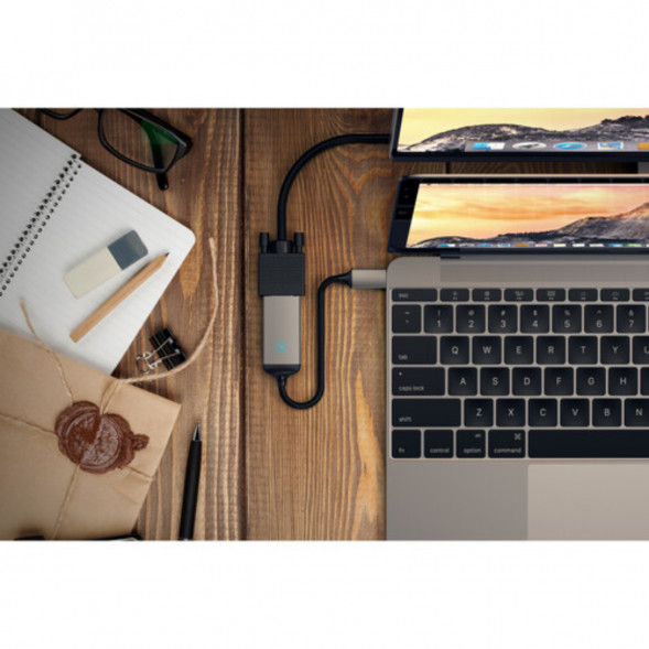Адаптер Satechi USB Type-C to VGA , Space Gray в Комсомольске-на-Амуре