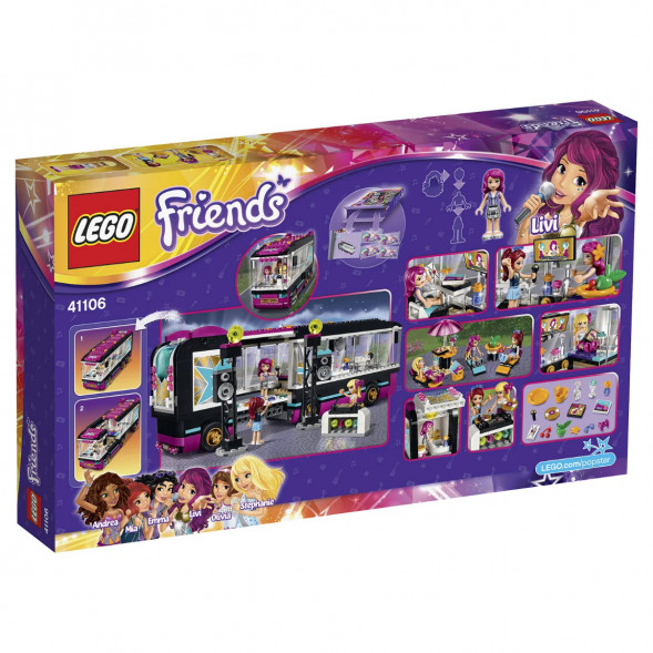 Конструктор LEGO Friends 41106 Поп звезда: гастроли в Комсомольске-на-Амуре