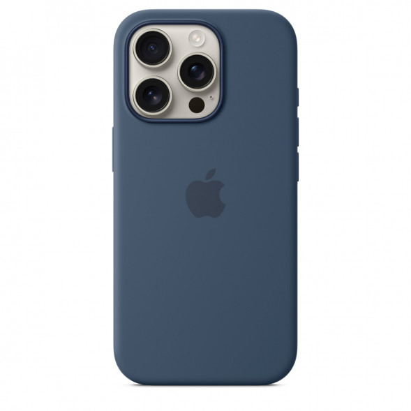 Чехол Apple iPhone 16 Pro Silicone Case with MagSafe, Denim (MYYK3ZM/A) в Комсомольске-на-Амуре