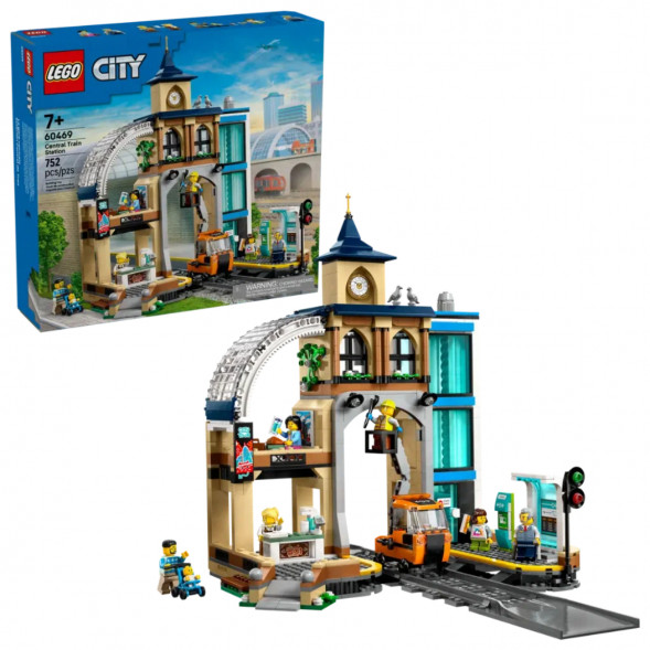 Конструктор LEGO City 60469 Центральный железнодорожный вокзал в Комсомольске-на-Амуре