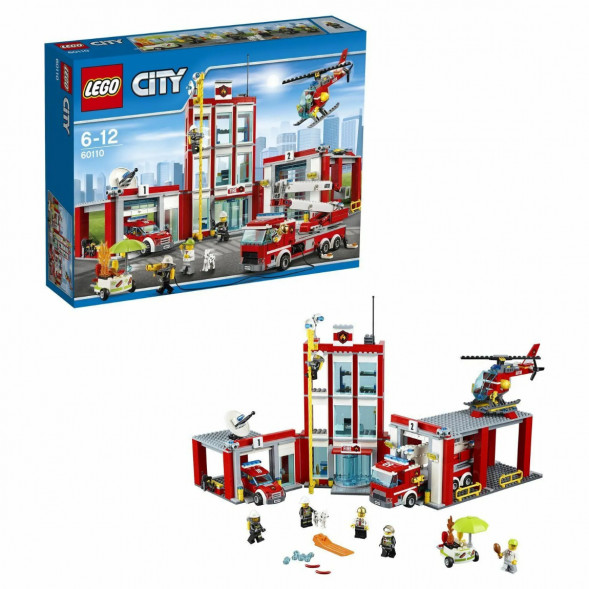 Конструктор LEGO City 60110 Пожарная часть в Комсомольске-на-Амуре