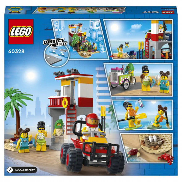 Конструктор LEGO City 60328 Пост спасателей на пляже в Комсомольске-на-Амуре