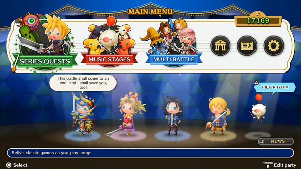 Игра Theatrhythm: Final Bar Line [Nintendo Switch, английская версия] в Комсомольске-на-Амуре