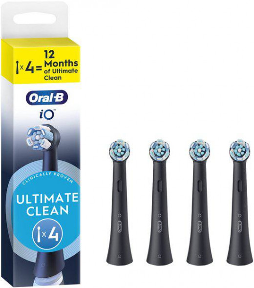 Насадки на зубные щетки Oral-B iO Series Ultimate Clean Black - CrissCross - 4 шт. в Комсомольске-на-Амуре