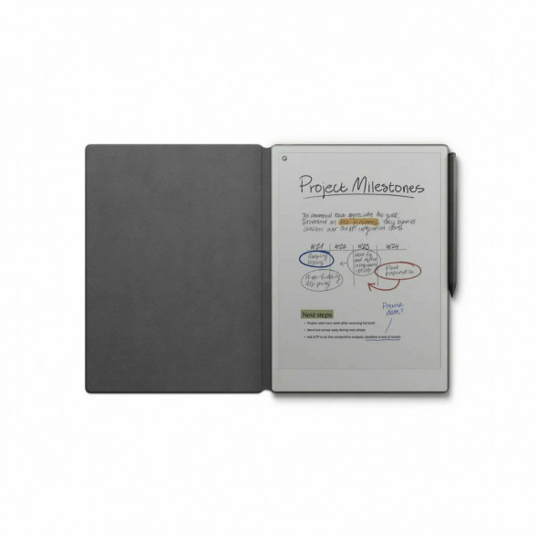 Графический планшет reMarkable Paper Pro + Marker Plus + чехол Book Folio Leather Black в Комсомольске-на-Амуре