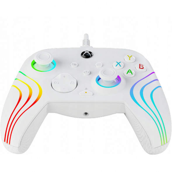Геймпад проводной PDP для Xbox Afterglow Wave, White в Комсомольске-на-Амуре