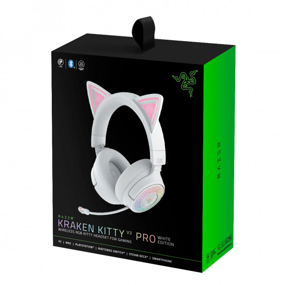 Наушники Razer Kraken Kitty V3 Pro Белый 2025 в Комсомольске-на-Амуре