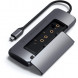 Док-станция Satechi USB-C Hybrid Multiport Adapter (with SSD Enclosure M.2 SATA, 2xUSB 3.1, USB Type-C, HDMI), Серый ST-UCHSEM в Комсомольске-на-Амуре