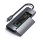 Док-станция Satechi USB-C Hybrid Multiport Adapter (with SSD Enclosure M.2 SATA, 2xUSB 3.1, USB Type-C, HDMI), Серый ST-UCHSEM в Комсомольске-на-Амуре