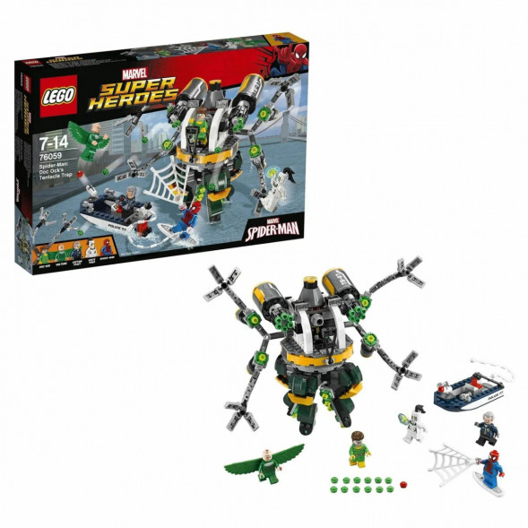 Конструктор LEGO Super Heroes 76059 Человек-паук: в ловушке Доктора Осьминога в Комсомольске-на-Амуре