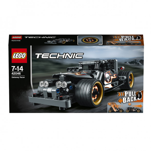 Конструктор LEGO Technic 42046 Гоночный автомобиль для побега в Комсомольске-на-Амуре