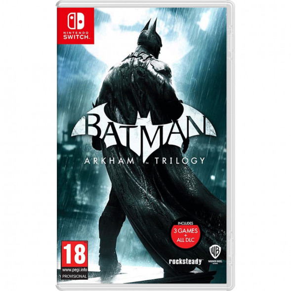 Игра Batman: Arkham Trilogy [Nintendo Switch, русские субтитры] в Комсомольске-на-Амуре