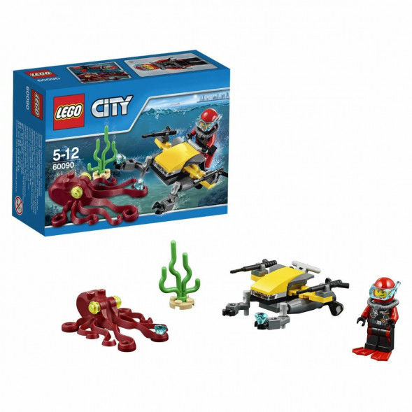Конструктор LEGO City Deep Sea Explorers 60090 Глубоководный скутер в Комсомольске-на-Амуре