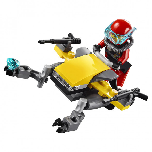 Конструктор LEGO City Deep Sea Explorers 60090 Глубоководный скутер в Комсомольске-на-Амуре
