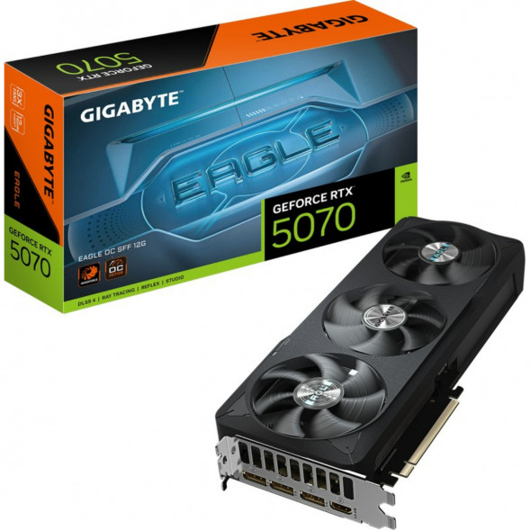 Видеокарта GIGABYTE GeForce RTX 5070 EAGLE OC SFF 12G (GV-N5070EAGLE OC-12GD 1.0) в Комсомольске-на-Амуре