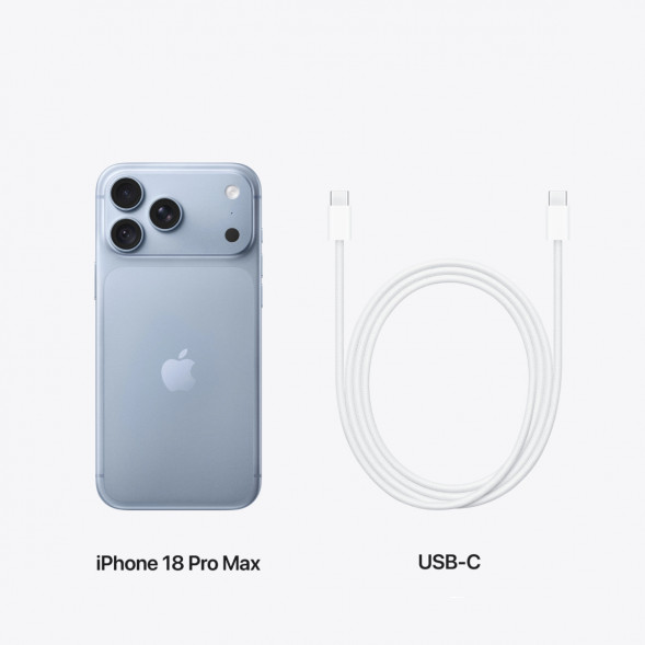 Смартфон Apple iPhone 18 Pro Max 2TB (eSIM), Glacier в Комсомольске-на-Амуре