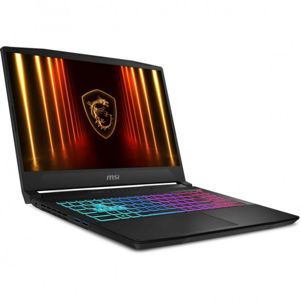 Ноутбук MSI Katana 15 HX B14WFK-1073XRU (15.6&amp;quot;, IPS, Intel Core i7-14650HX 2.2ГГц, 16 ядер, 16ГБ DDR5, 512ГБ SSD, NVIDIA GeForce RTX 5060 - 8 ГБ, без ОС), черный в Комсомольске-на-Амуре