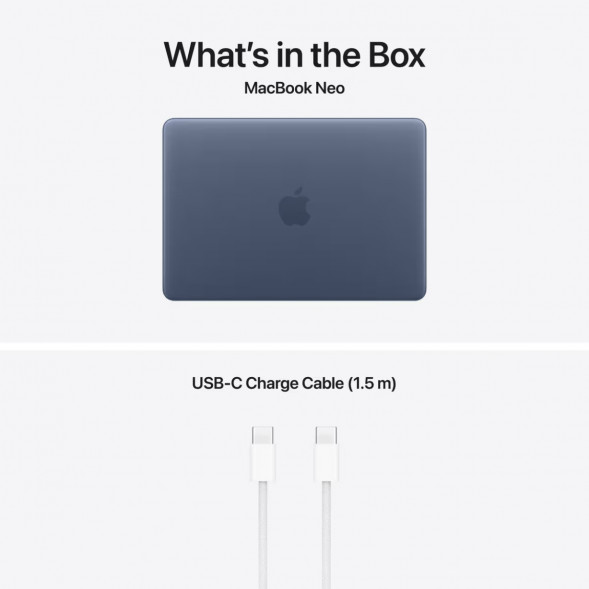 Ноутбук Apple MacBook Neo MHFG4 (A18 Pro 5-Core GPU, 8/512GB), Синий/Indigo в Комсомольске-на-Амуре