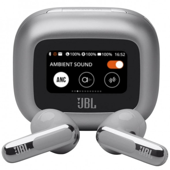 Беспроводные наушники JBL Live Flex 3, Silver в Комсомольске-на-Амуре