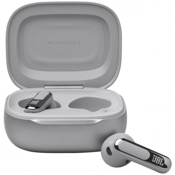Беспроводные наушники JBL Live Flex 3, Silver в Комсомольске-на-Амуре