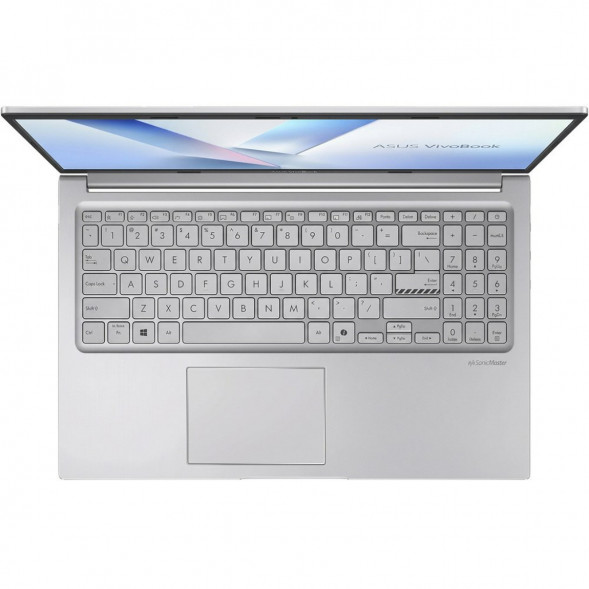 Ноутбук ASUS Vivobook 15 X1504MA-BQ058 (15.6&amp;quot;, IPS, Intel Core 5 320 1.5ГГц, 6 ядер, 16ГБ DDR5, 512ГБ SSD, Intel Graphics, без ОС), серебристый в Комсомольске-на-Амуре
