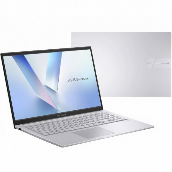 Ноутбук ASUS Vivobook 15 X1504MA-BQ058 (15.6&amp;quot;, IPS, Intel Core 5 320 1.5ГГц, 6 ядер, 16ГБ DDR5, 512ГБ SSD, Intel Graphics, без ОС), серебристый в Комсомольске-на-Амуре
